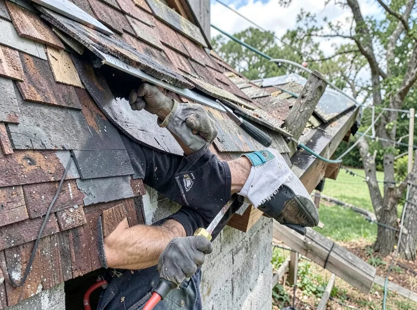 Chimney Flashing Repair in Oshkosh, WI