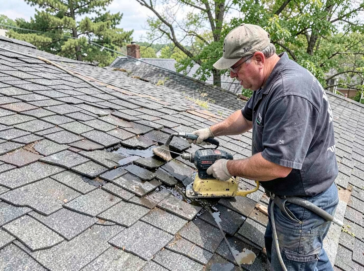 Shingle Roof Leak Repair in Oshkosh