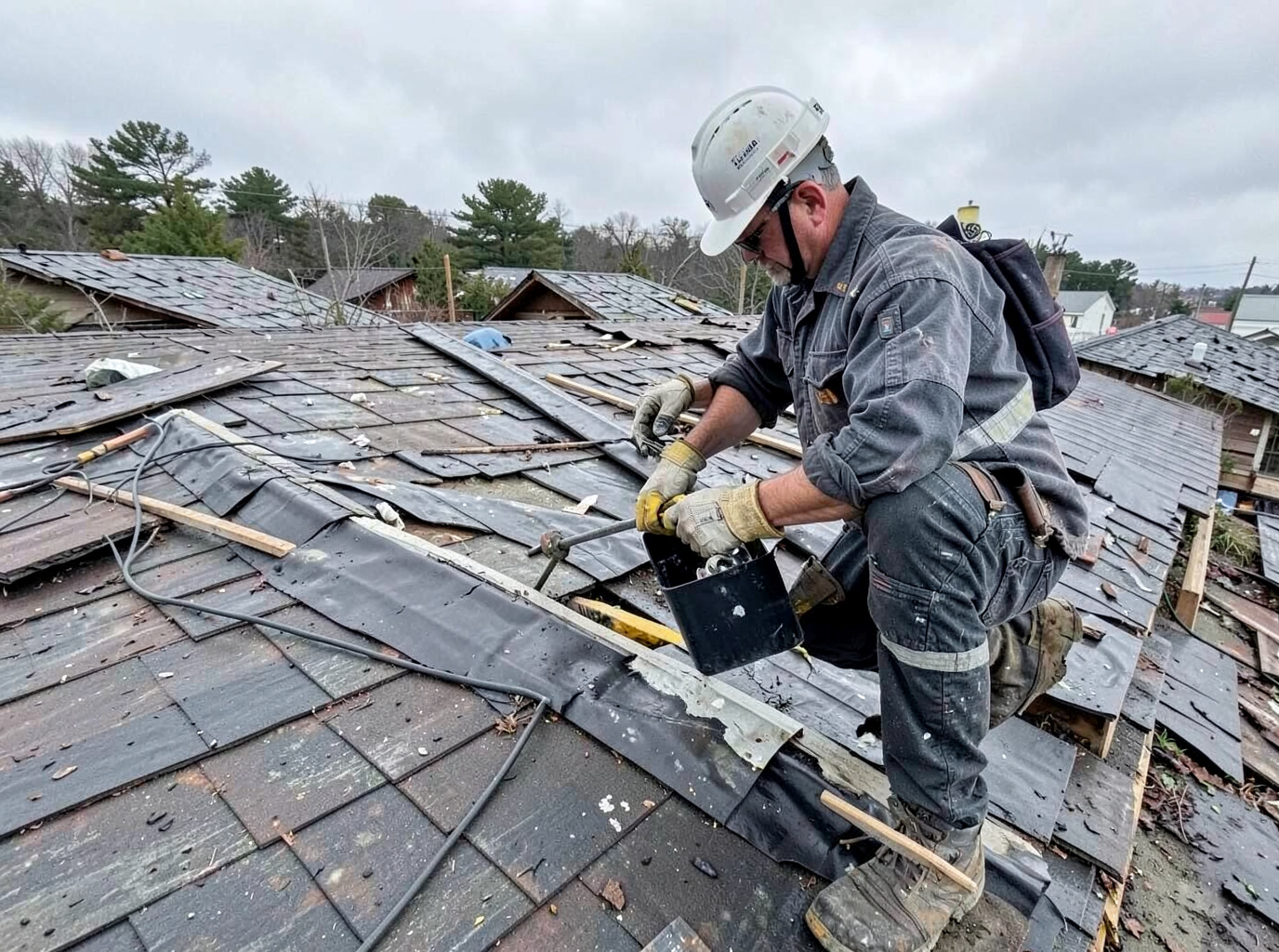 Storm Damage Roof Repair in Oshkosh